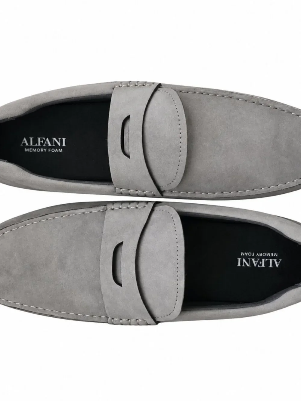 Alfani Gray Memory Foam Penny Loafers Men’s Size 13